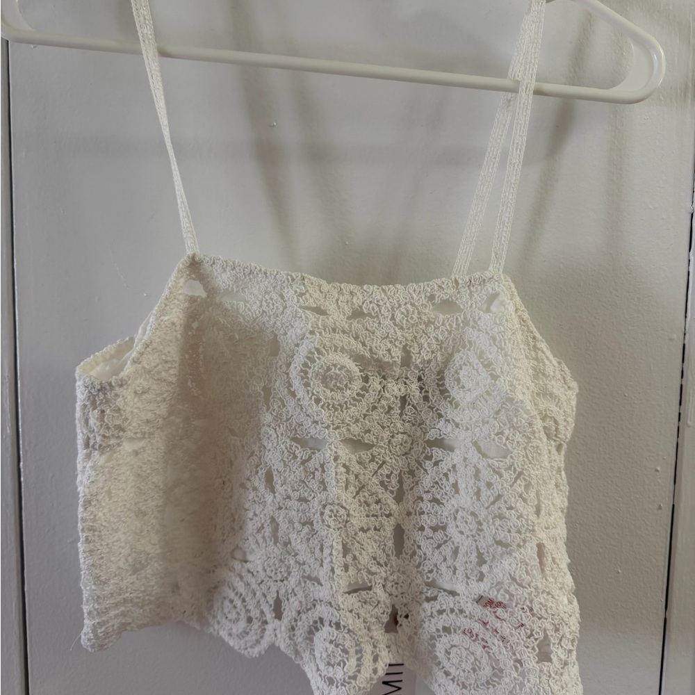 MINKPINK Cream Lace Camisole